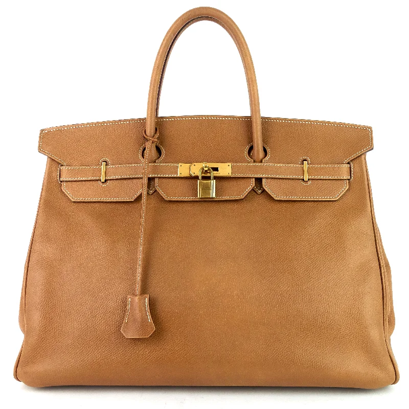 Birkin 40 Gold Epsom Leather Handbag