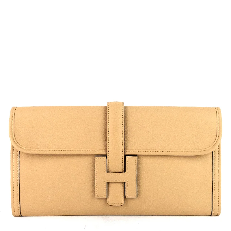 Jige Elan Swift Leather Clutch Bag