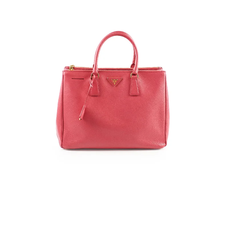 Prada Galleria Saffiano Leather Tote Pink