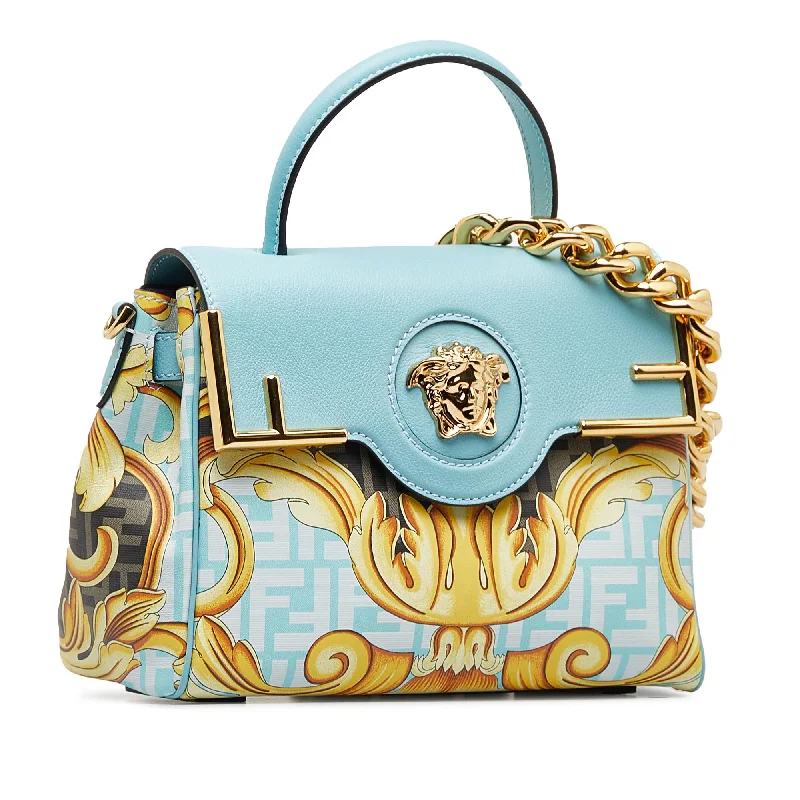 Fendi x Versace Fendace La Medusa Satchel (SHG-beO89n)