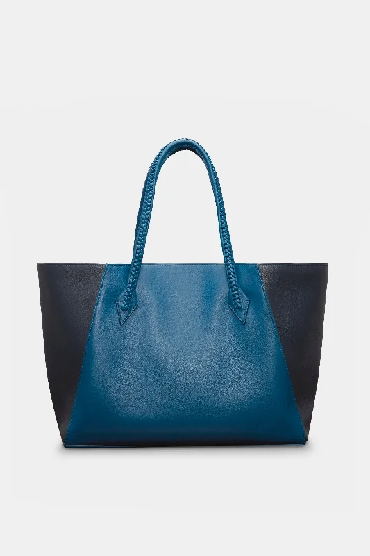 Slate Smooth Calfskin Vérité Collapsible Tote