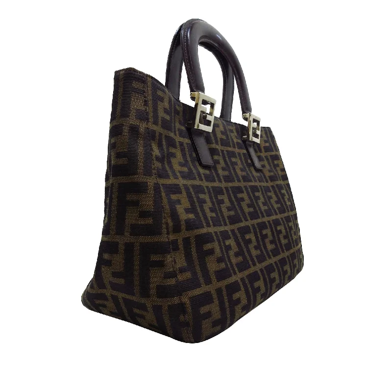 Fendi Zucca Canvas Handbag (SHG-dTO6G7)