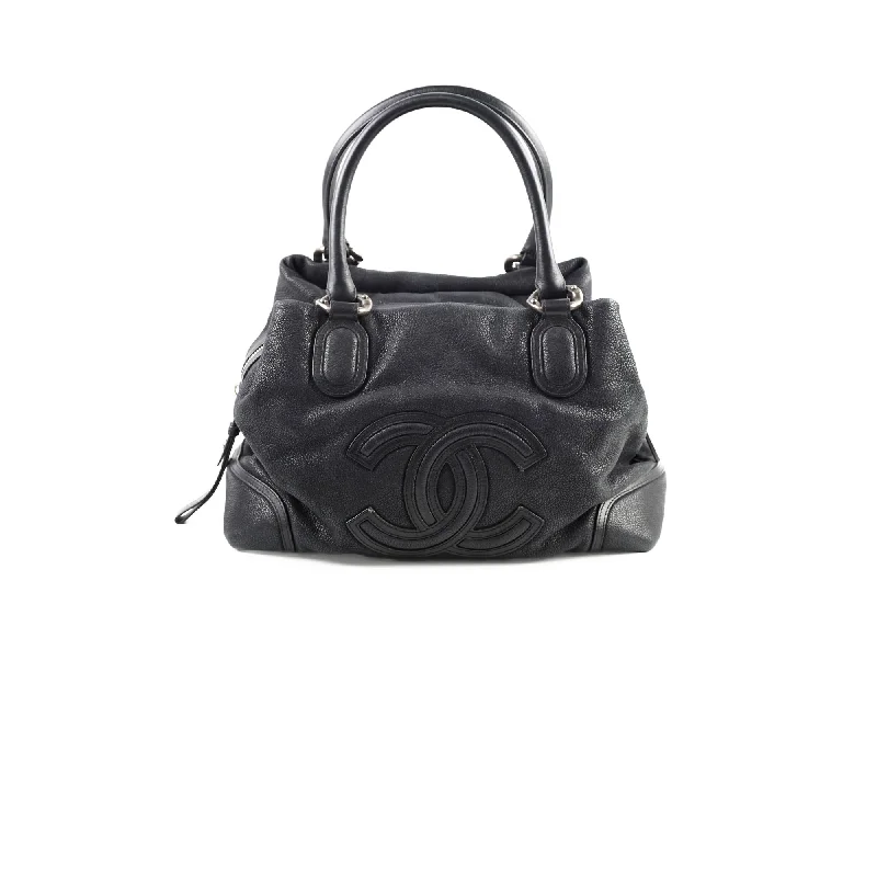 Chanel Vintage Bowling Bag Black (14 Series)