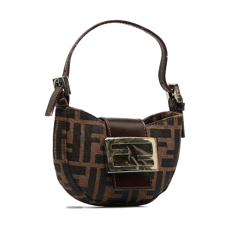 FENDI Mini Zucca Croissant Baguette