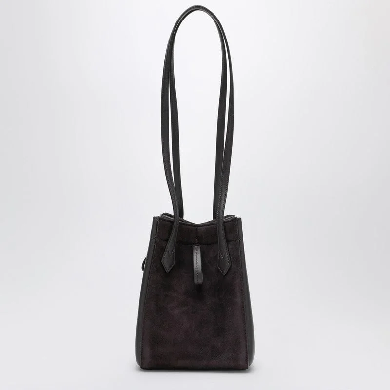 Fendi Origami Mini Bag In Purple Suede Women