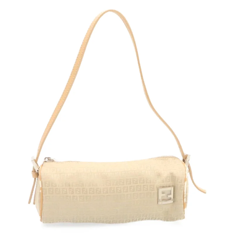 FENDI Micro Zucca Canvas Accessory Pouch Beige am1285g