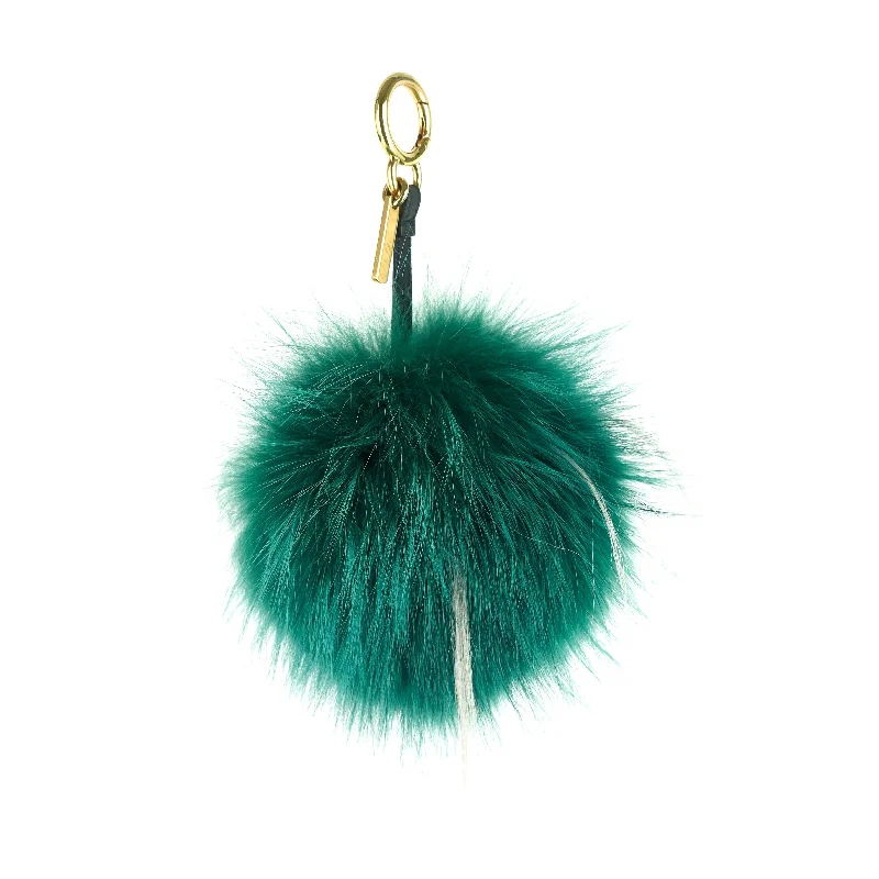 FENDI Monster Minty Bag Bug Fur Charm