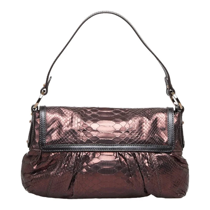 Fendi Metallic Embossed Chef Bag - '10s